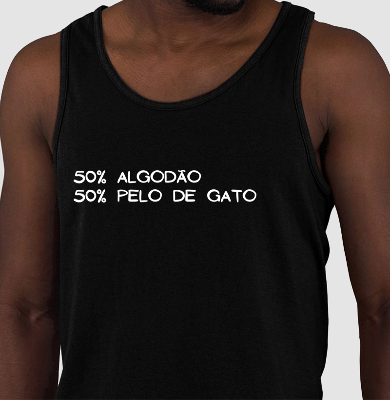 Regata 50% pelo de gato