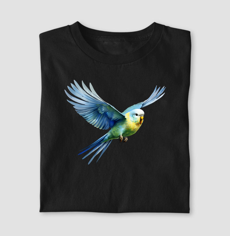 Periquito Australiano aquarela