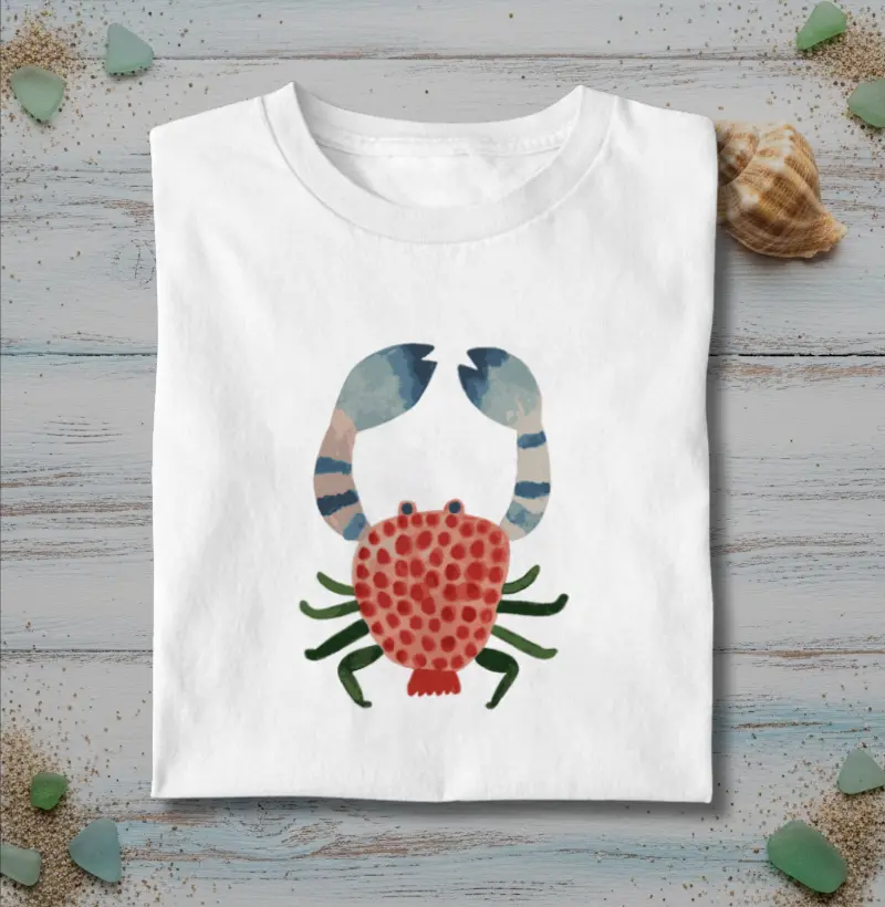 Caranguejo vermelho!