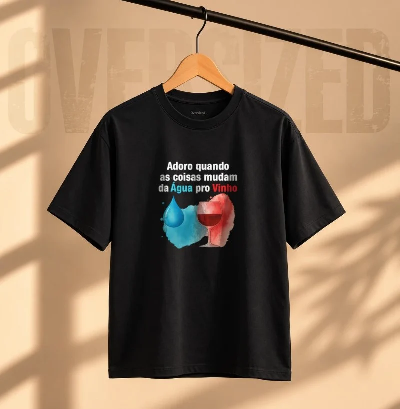 Camiseta Mudança que vale o Brinde - Camiseta Oversized