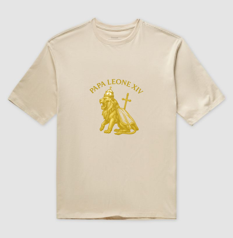 Camiseta Oversized Il Leone che ruggisce