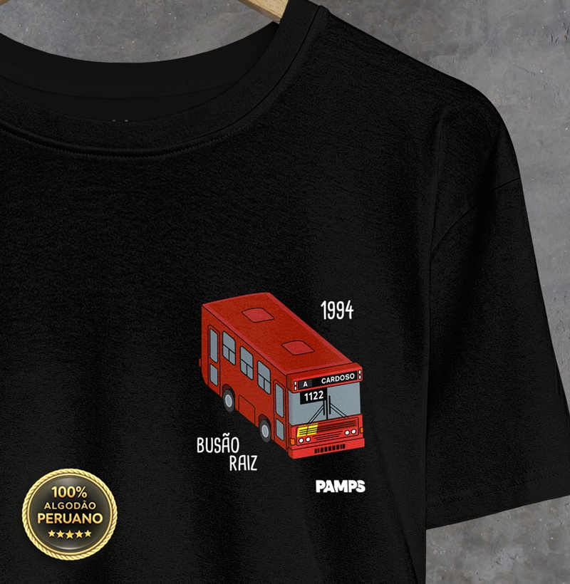 BUSÃO RAIZ 1122 A CARDOSO - Camiseta Algodão Peruano
