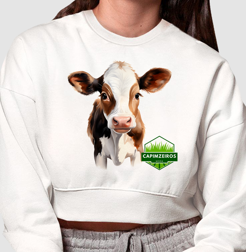 Cropped Moletom Capimzeiros - Vacas & Bezerros 8