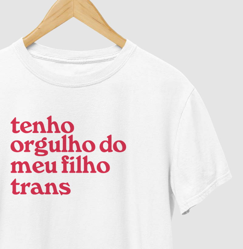 Tenho orgulho do meu filho trans