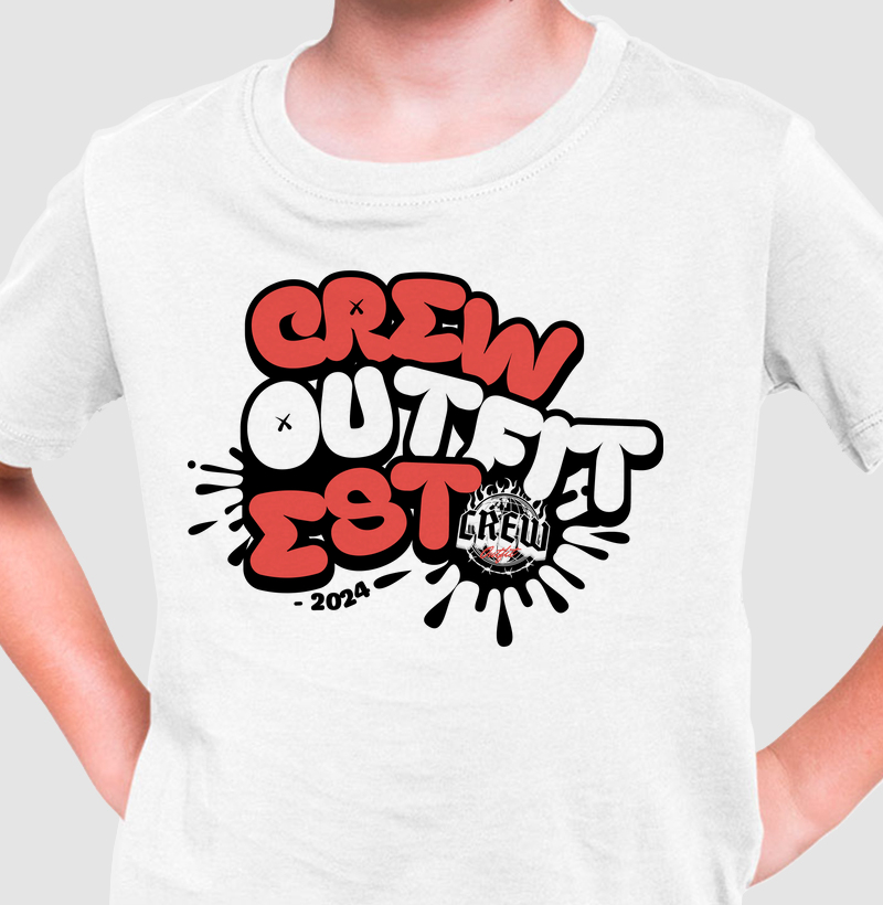 Camiseta Infantil - Crew Splash