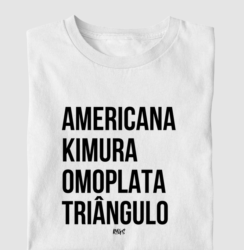 Americana, Kimura, Omoplata, Triangulo