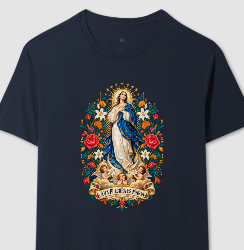 Imaculada Conceição — Glória Celestial - Camiseta