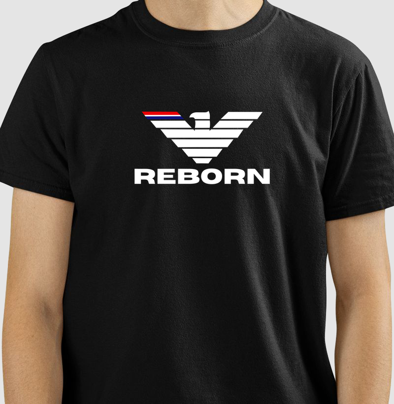 🦅 REBORN | O Poder de Renascer A estampa REBORN é mais do que uma arte. Ela representa uma transformação. Um símbolo poderoso para aqueles que enfrentaram desafios, superaram quedas e encontraram dentro de si a força necessária para recomeçar. - Camiseta