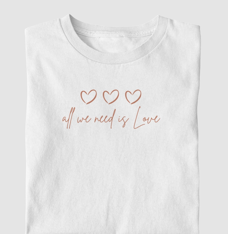 Camiseta Infantil Abstratto Corações