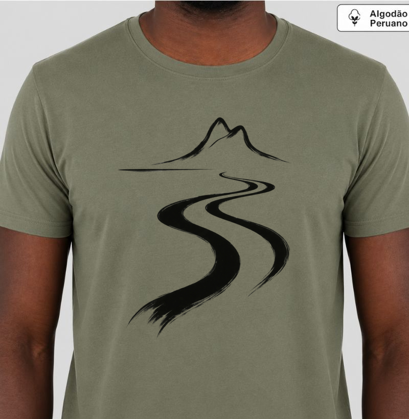 TRAÇO CARIOCA™ - Camiseta Algodão Peruano