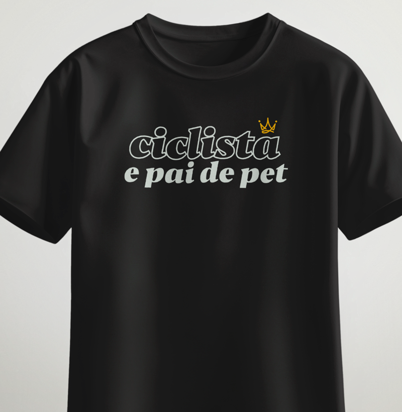 Ciclista e pai de pet