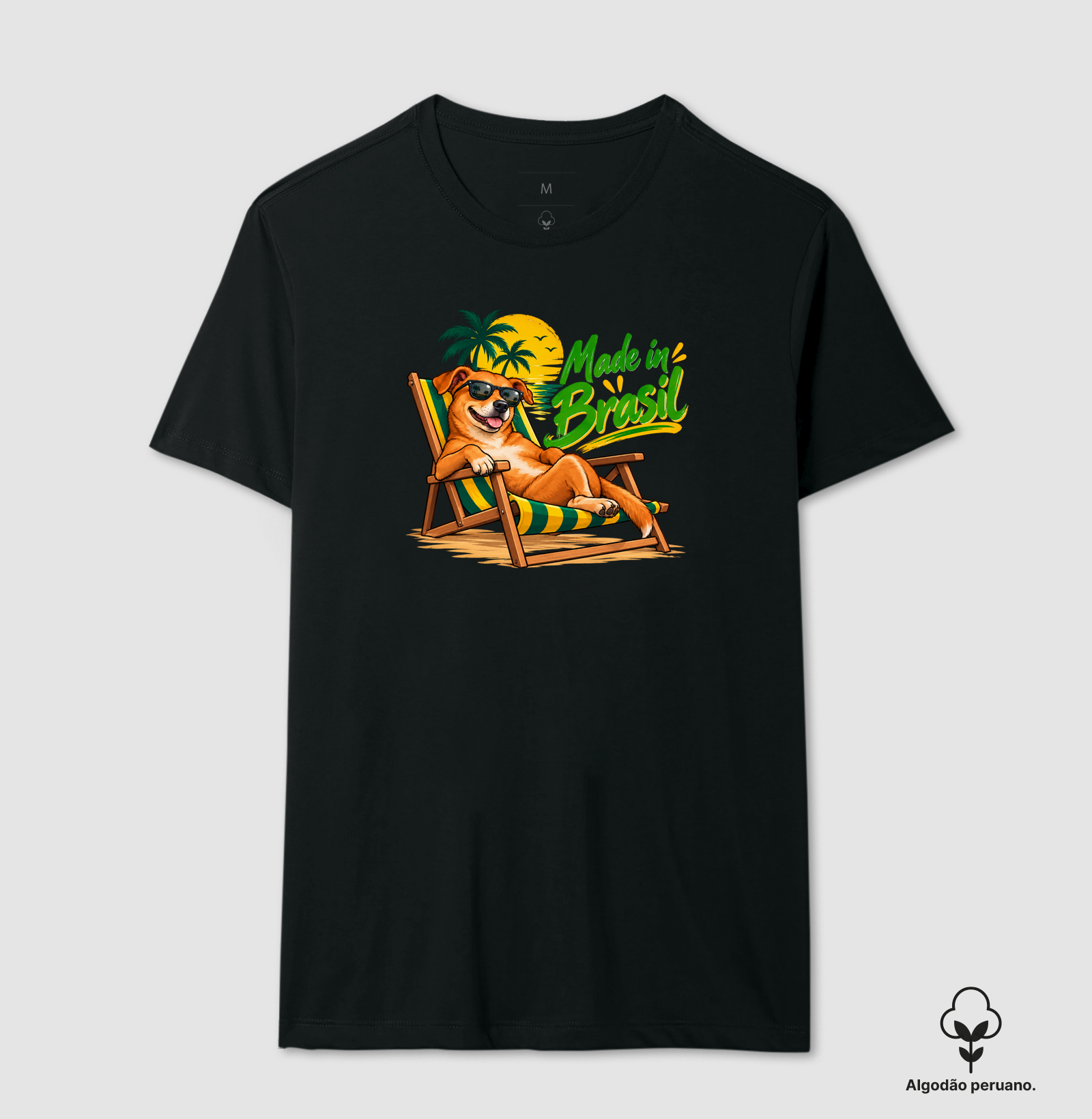 Caramelo Made in Brasil - Camiseta Algodão Peruano