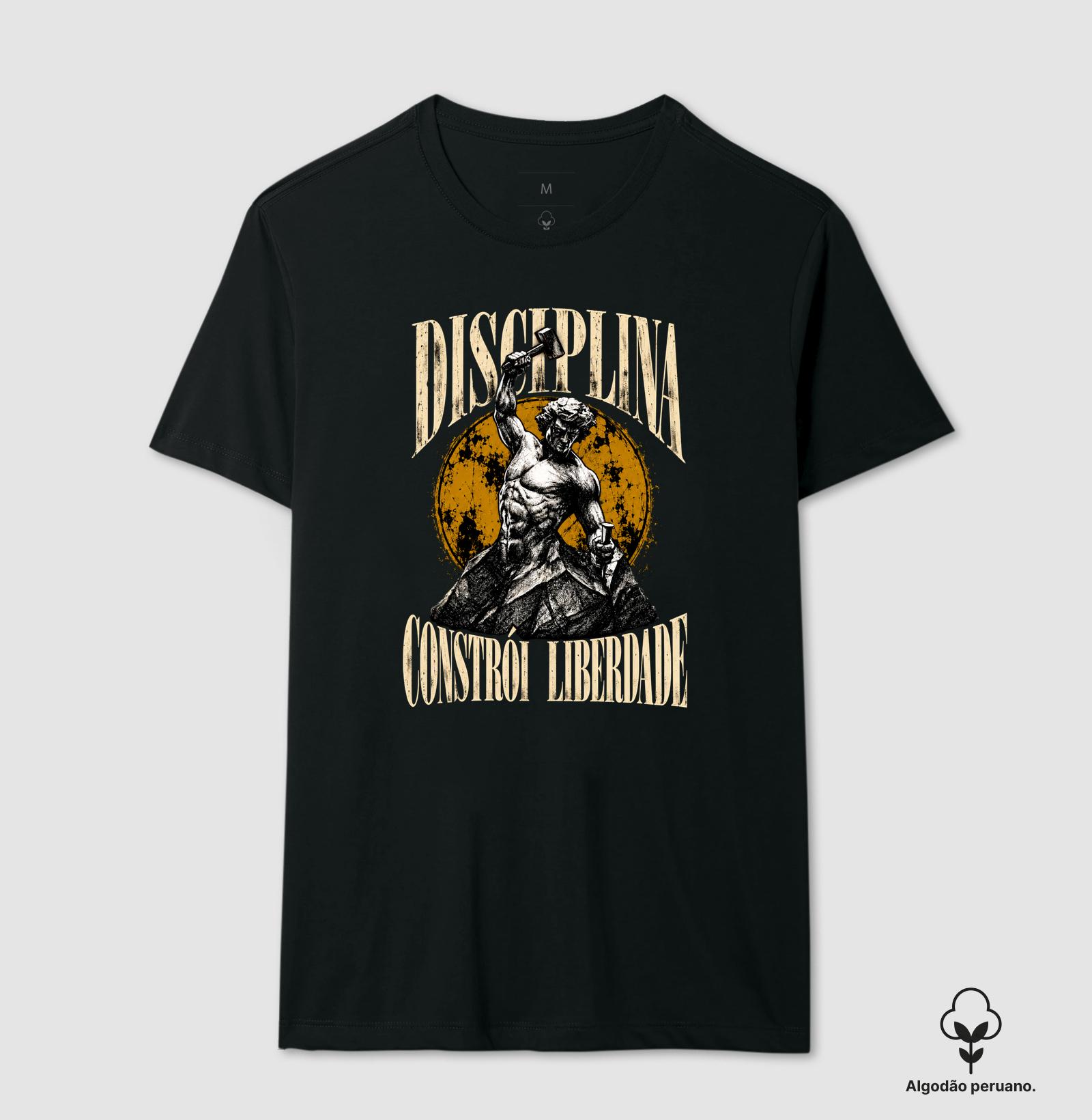 Disciplina Constrói Liberdade - Camiseta Algodão Peruano