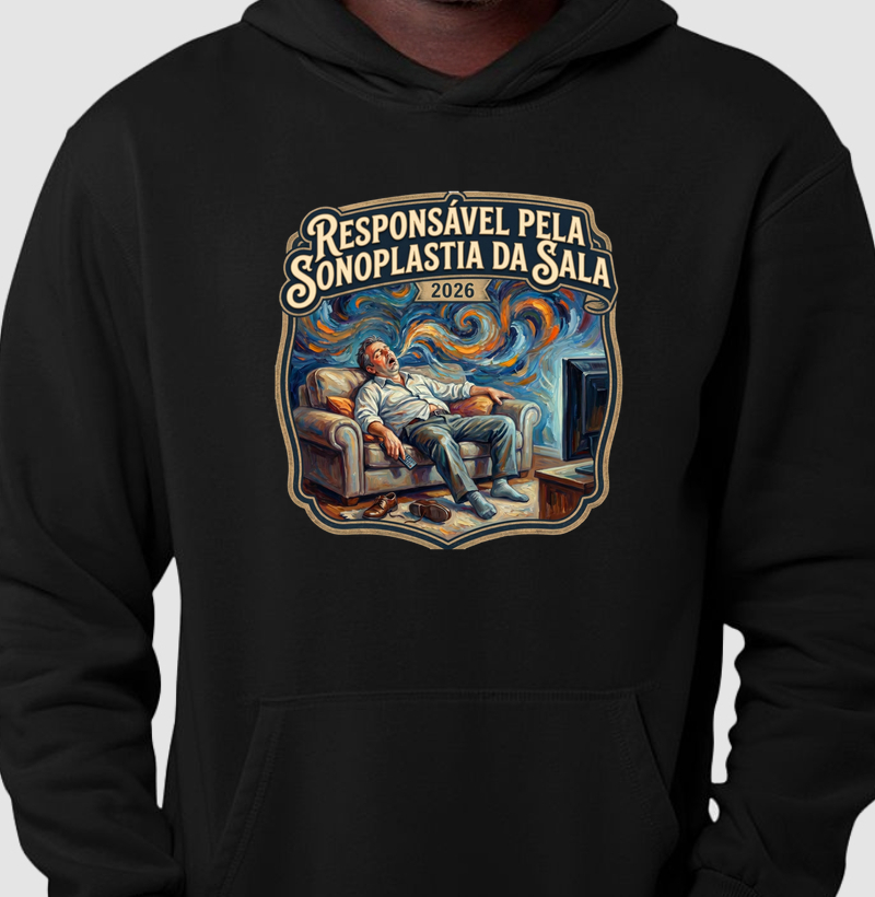 Hoodie moletom Responsável pela sonoplastia da sala - Algodão Premium