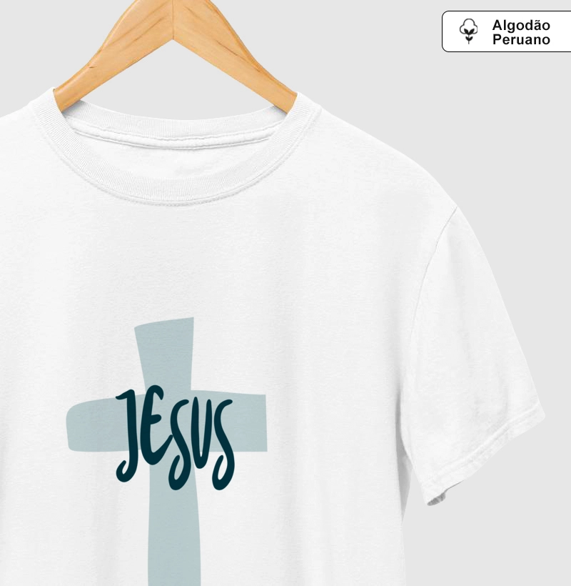 Camiseta Fé e Devoção (Algodão Peruano)