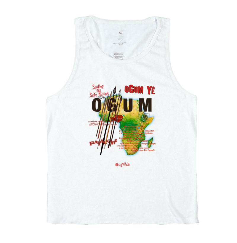 camiseta OGUM oração