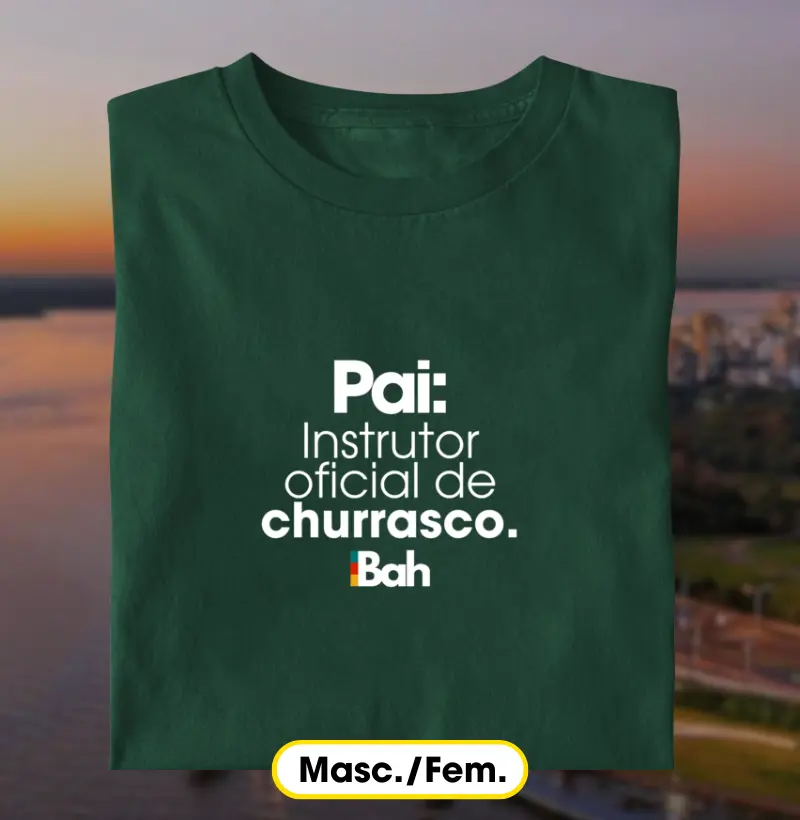 Pai: Instrutor oficial de churrasco