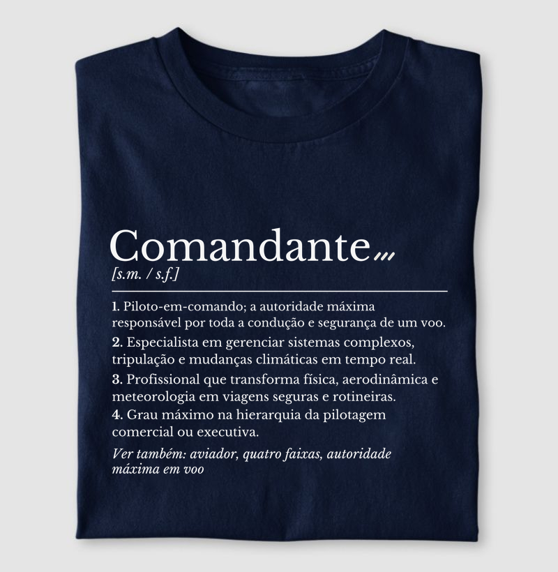 Dicionário: Comandante