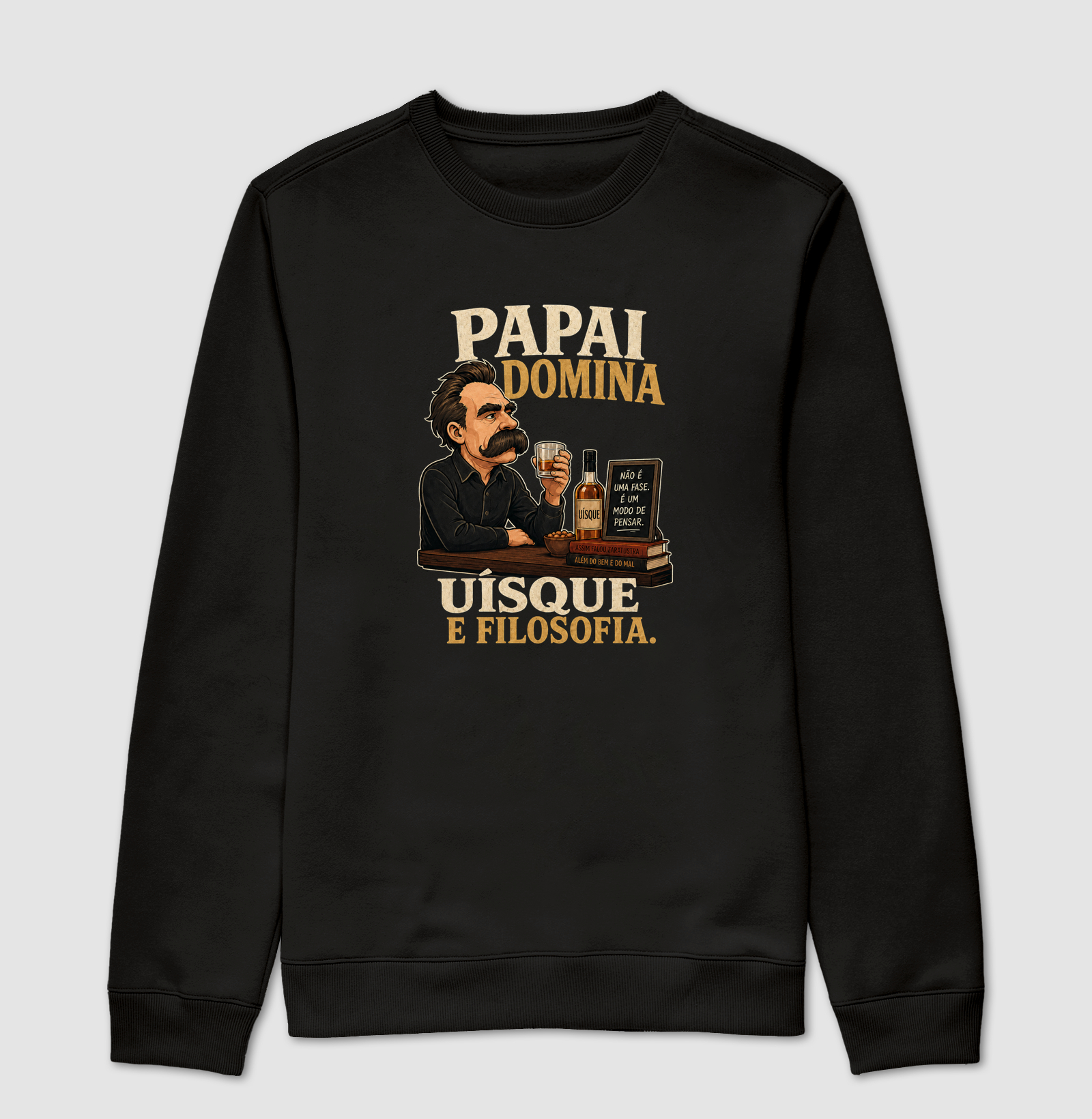 Papai Domina - Suéter Moletom