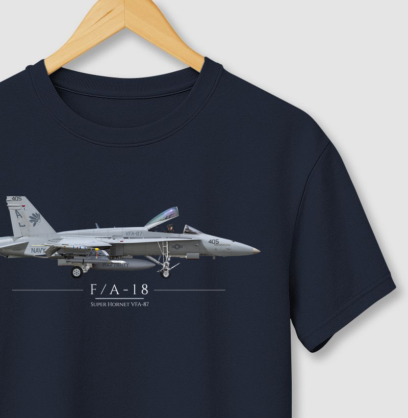 F/A-18 -  Super Hornet VFA-87 | Profile - Camiseta