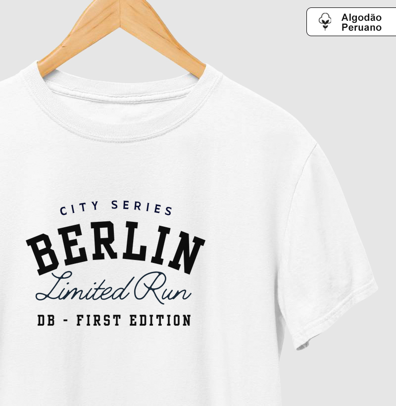 Camiseta Algodão Peruano Berlin City Series