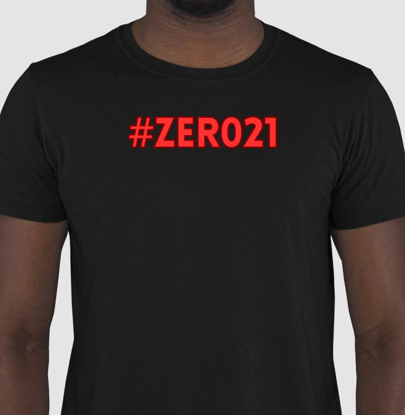Camiseta #ZERO21 Red
