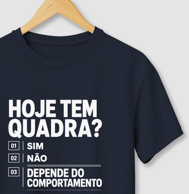 Hoje tem quadra?