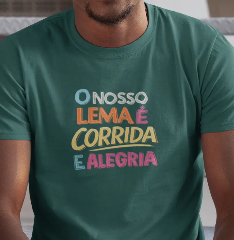 Nosso lema é corrida e alegria
