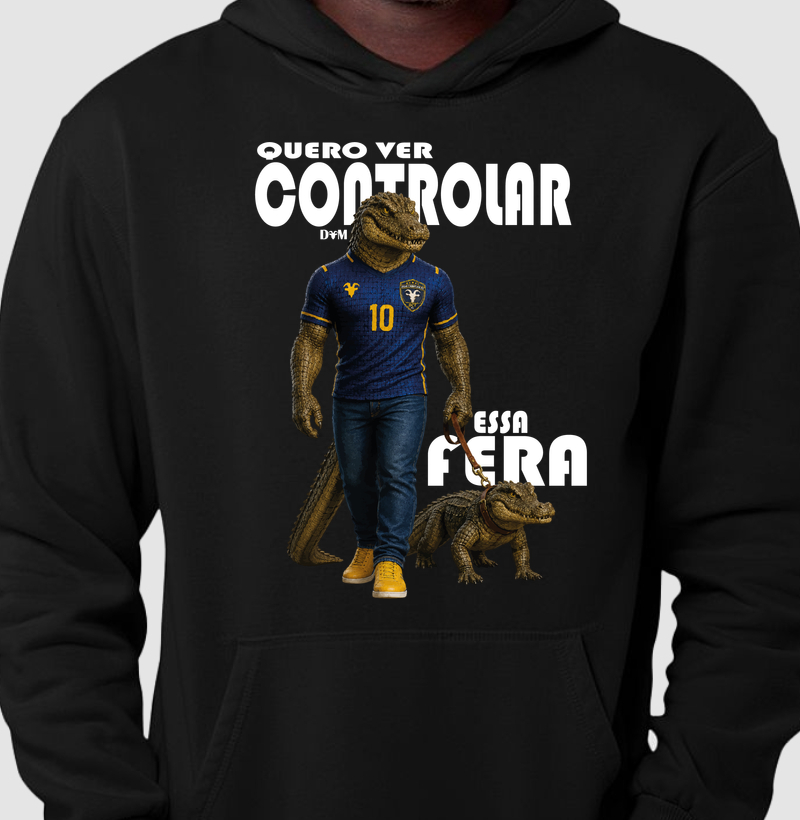 Especial Dia dos Pais (pet) - Moletom Quero Ver Controlar Essa Fera
