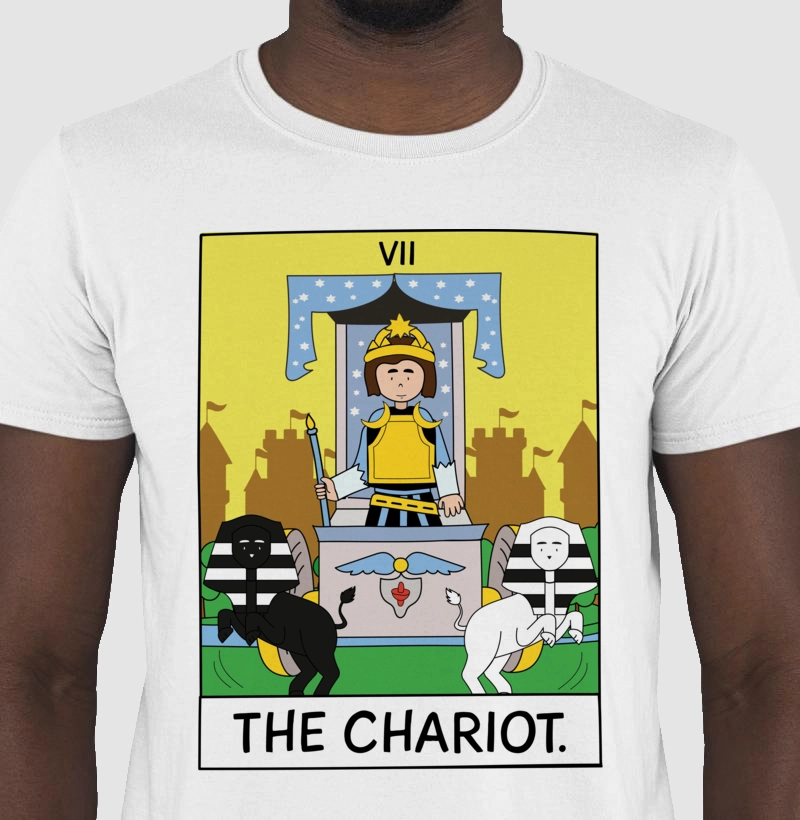 Camiseta Big Carta - The Chariot - Estampa Tarot