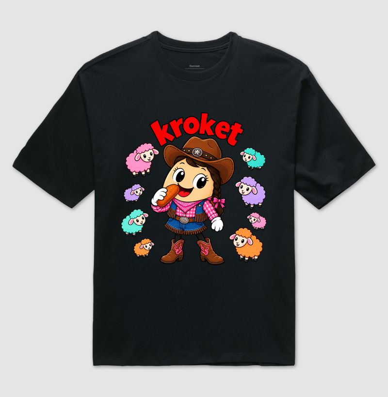 Egg Kroket - Fazendeira - Camiseta Oversized