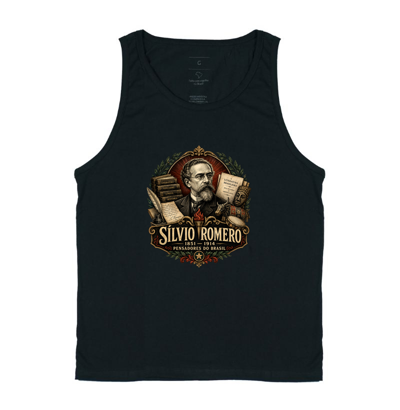 Camiseta Sílvio Romero - Pensadores do Brasil