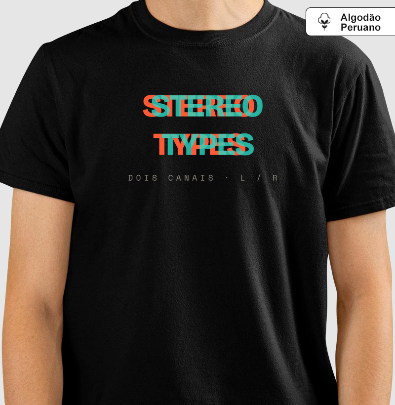 STEREO TYPES · Anaglyph · Traço Claro