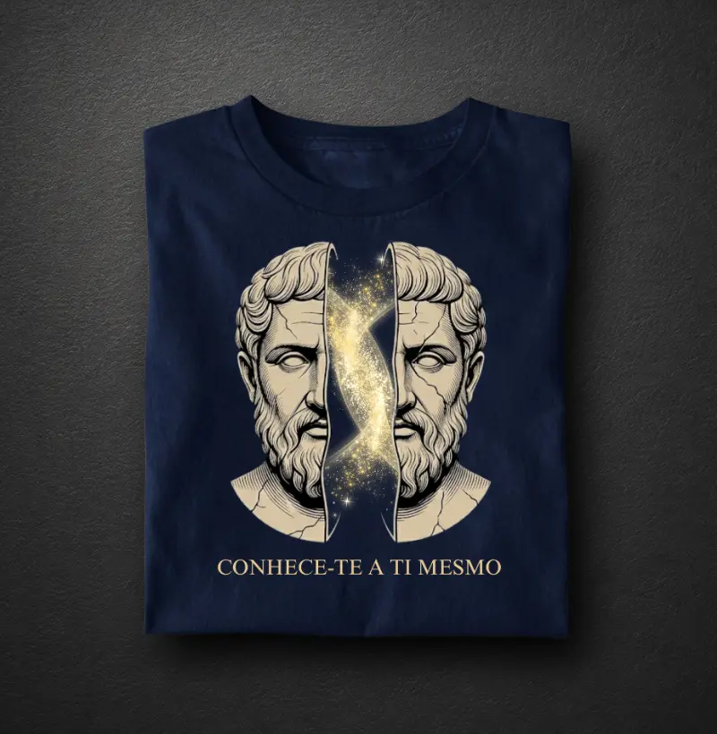 Camiseta: Conhece-te a ti mesmo