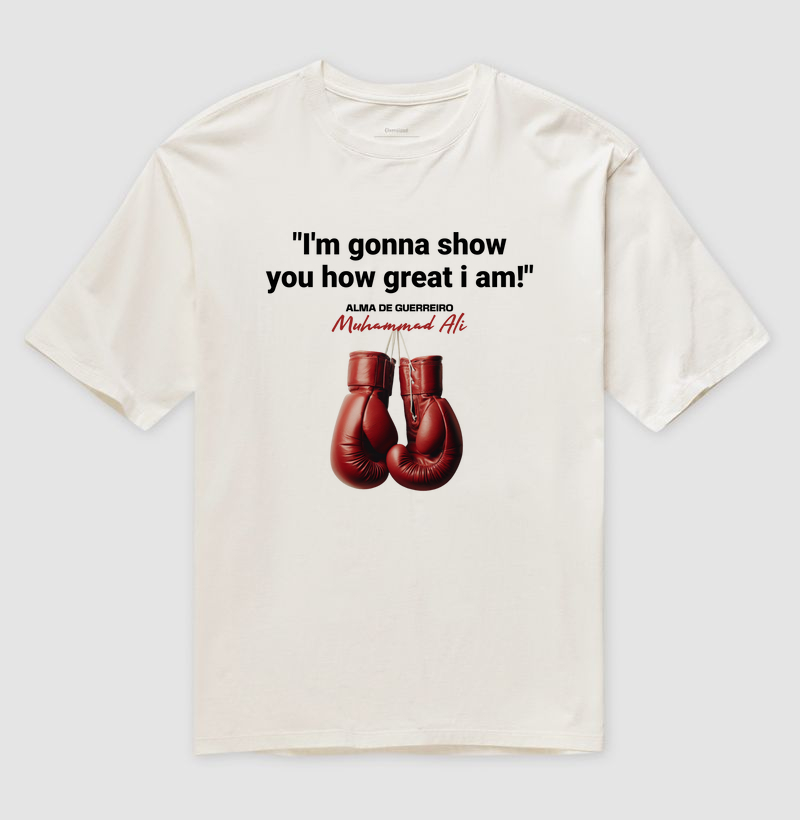 Camiseta Oversized ADG Muhammad Ali 