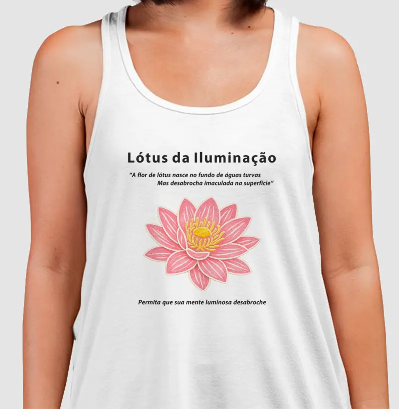 Flor de Lótus • Iluminação (regata)