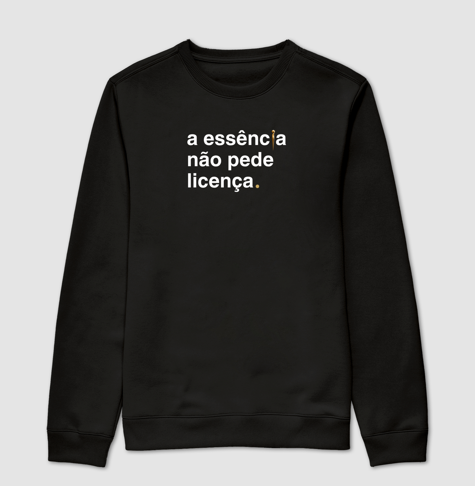 a essência não pede licença.
