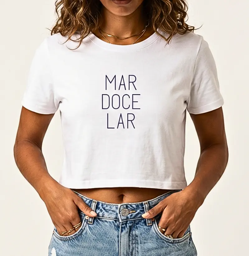 Cropped - Mar Doce Lar | Surf For Fun Wear