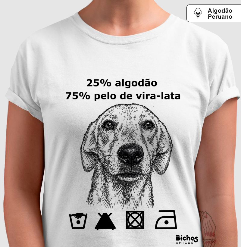75% de pelo Vira-Lata