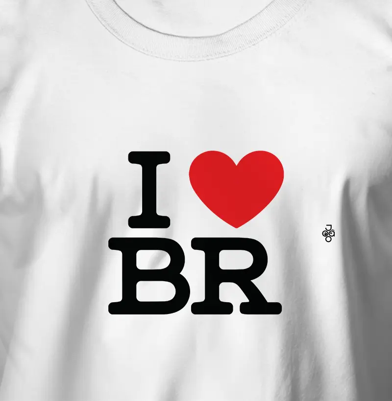 Camiseta I Love BR