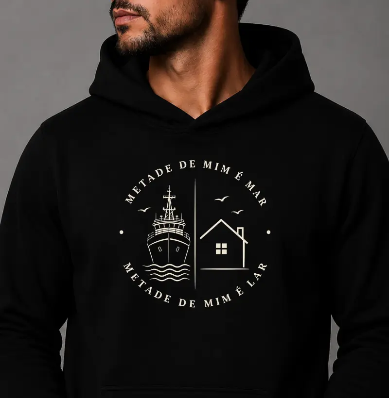 Dois mundos - Hoodie Moletom