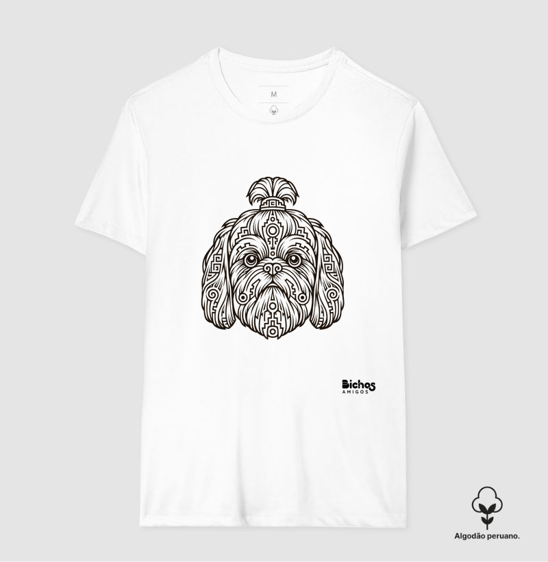 Shih-tzu - Camiseta Algodão Peruano