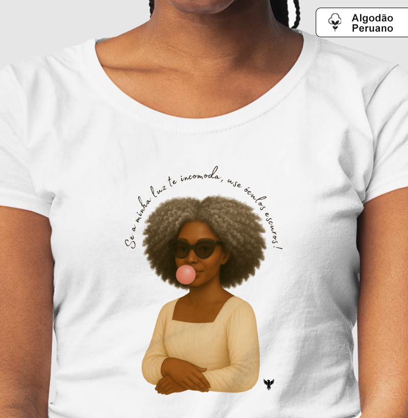 Se a minha luz te incomoda, use óculos escuros! (Black Grisalha)