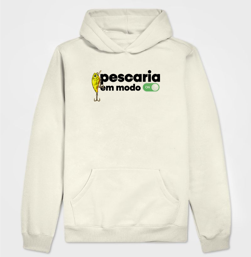 Pescaria em Modo ON! 🟢 - Hoodie Moletom
