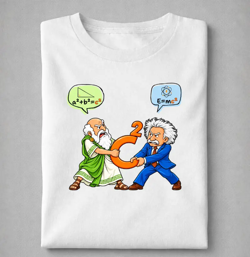 Pitágoras vs Einstein: A disputa pelo “c²”