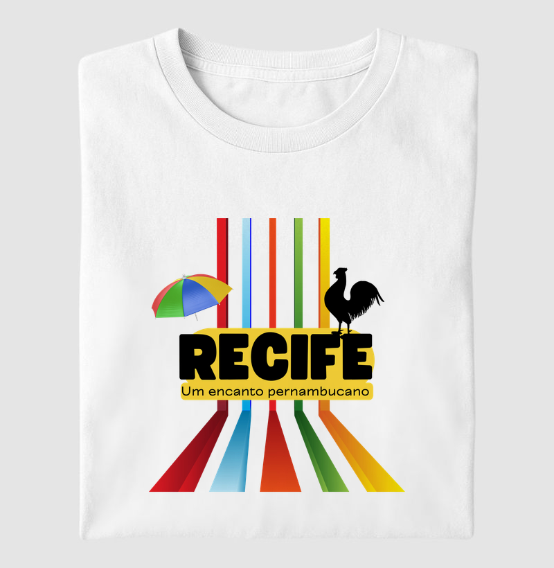 Camiseta "Recife"- Um encanto Pernambucano. 
