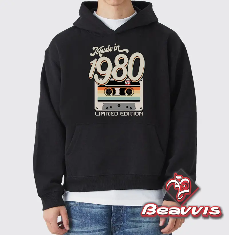 Hoodie Made in 1980 BVS c24