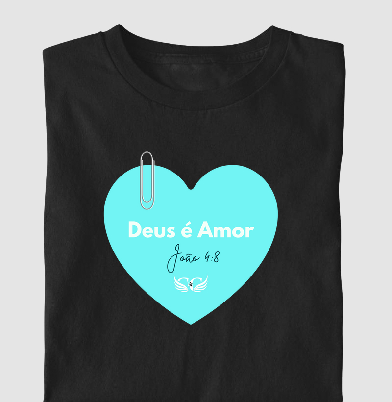 Camiseta Infantil Deus é Amor