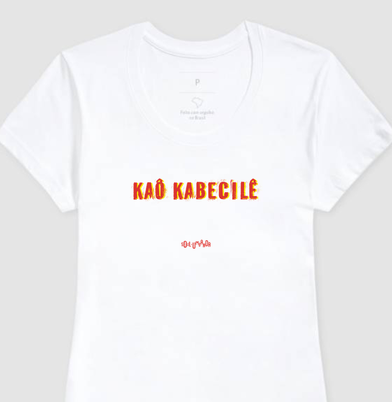 camiseta XANGÔ saudação feminina