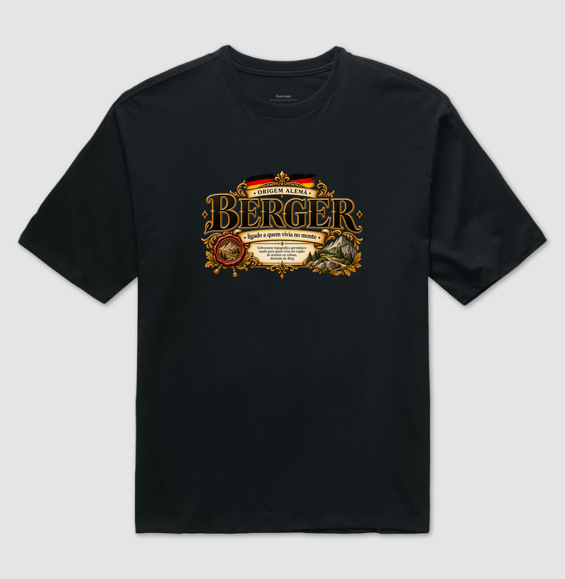 Berger  - Camiseta Oversized